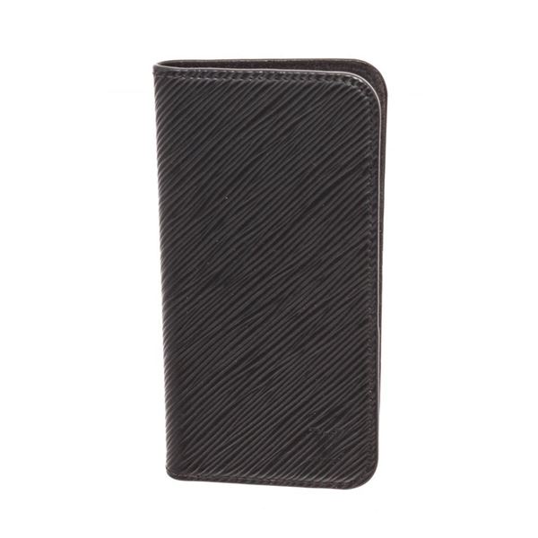 Louis Vuitton Black Epi Leather Iphone X Case Folio