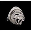 Image 1 : 1.11 ctw Diamond Ring - 14KT White Gold