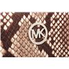 Image 5 : Michael Kors Snakeskin Embossed Leather Fulton Wristlet Wallet