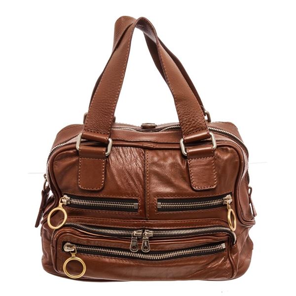 Chloe Brown Leather Betty Shoulder Bag