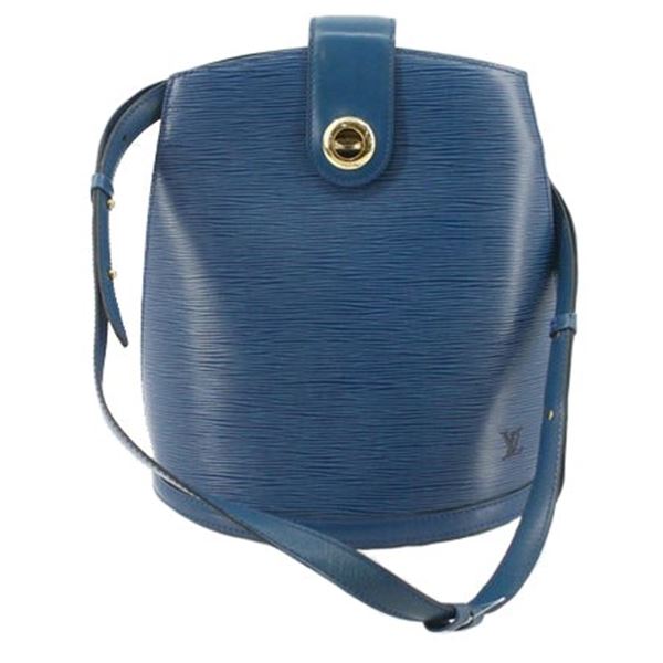 Louis Vuitton Blue Epi Leather Cluny Shoulder Bag
