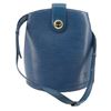Image 1 : Louis Vuitton Blue Epi Leather Cluny Shoulder Bag