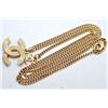 Image 2 : Chanel Gold-tone Chain CC Rhinestone Pendant Necklace