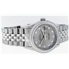 Image 5 : Rolex Mens Stainless Steel Slate Grey Diamond 36MM Datejust Wristwatch