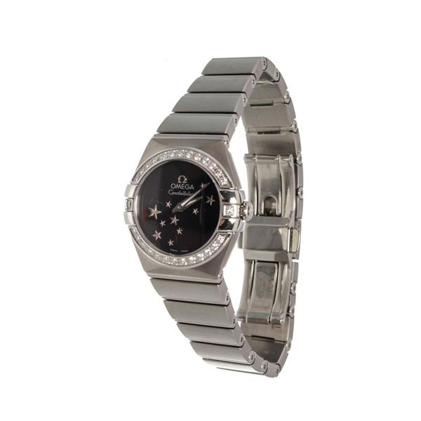 Omega Silver Constellation Quadrella Watch