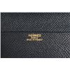 Image 6 : Hermes Black Leather Provence Two Fold Card Case
