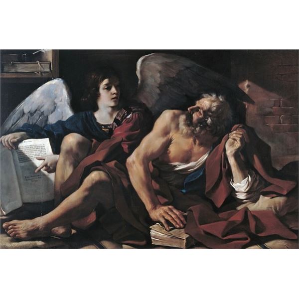Guercino - Saint Matthew and the Angel