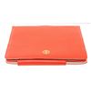 Image 5 : Tory Burch Orange Leather Robinson Flip Tablet Case