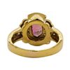 Image 3 : 1.82 ctw Pink Spinel and Diamond Ring - 18KT Yellow Gold