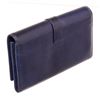 Image 3 : Yves Saint Laurent Purple Leather Flap Wallet