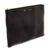 Image 2 : Celine Black Grained Leather Zip Pouch