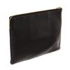 Image 3 : Celine Black Grained Leather Zip Pouch