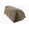 Image 4 : Louis Vuitton Brown Monogram Canvas Leather Keepall 55 cm Duffle Bag Luggage