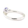 Image 3 : 0.79 ctw Tanzanite and Diamond Ring - 14KT White Gold
