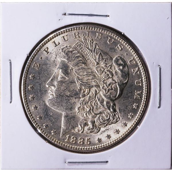 1885 $1 Morgan Silver Dollar Coin CH BU