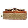 Image 4 : Celine Beige Monogram Canvas Leather Macadam Satchel Bag