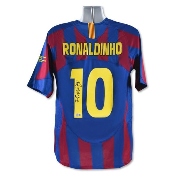 Ronaldinho 2006 Barcelona Jersey by Ronaldinho