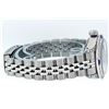 Image 3 : Rolex Ladies Stainless Steel Diamond Lugs Royal Blue String VVS Diamond Datejust
