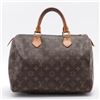 Louis Vuitton Brown Monogram Canvas Leather Speedy 30 cm Handbag