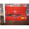 Image 1 : RED TOOLBOX W/ASST. AUTO ELECTRIC ITEMS