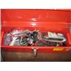 Image 2 : RED TOOLBOX W/ASST. AUTO ELECTRIC ITEMS