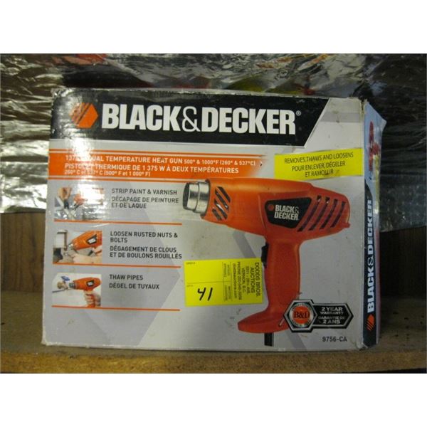 BLACK & DECKER ELECTRIC HEAT GUN