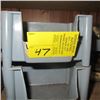 Image 1 : MISC. BLUE PARTS HOLDERS W/CONTENTS