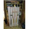 Image 1 : PAIR OF WOODEN CRUTCHES & PAIR OF METAL CRUTCHES