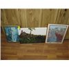 Image 1 : ELECTRIC CLOCK & 2 FRAMED PRINTS