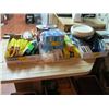 Image 1 : MISC. ZIPLOCK BAGS, TOMATO JUICE, PAPER PLATES, ETC.