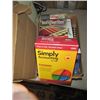 Image 3 : WHITEBOARD & BOX OF MISC. PENS, ACCOUNTING PROGRAMS, ETC.