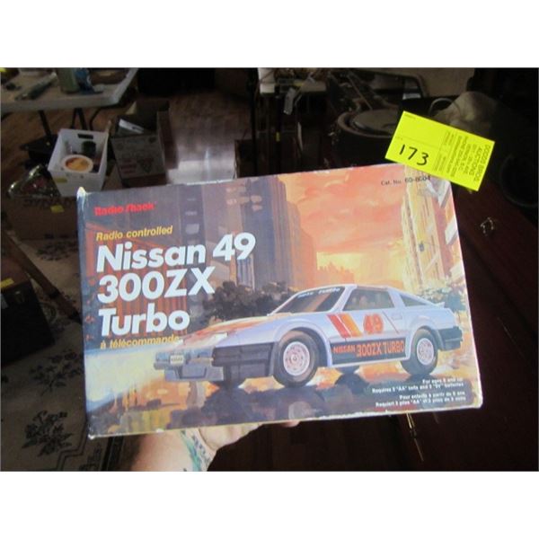 RADIOSHACK NISSAN 49 300ZX TURBO REMOTE CONTROL CAR