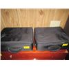 Image 1 : 2 BLACK SUITCASES W/CLAMP ON LIGHTS & THERMOSTATS