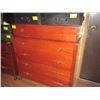 Image 1 : MID CENTURY MODERN CHEST OF DRAWERS ON CASTORS