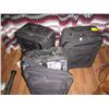 Image 1 : 3 SMALL BLACK SUITCASES