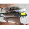 Image 2 : CROSSMAN 760 PUMP MASTER BB PELLET GUN W/BROKEN STOCK & AN AS IS PELLET PISTOL IN PIECES & A TARGET