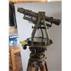 Image 3 : BRASS GURLY TRANSIT ON WOODEN TRIPOD W/BOX
