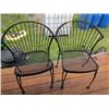 Image 1 : 2 METAL FRAMED CHAIRS