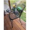 Image 2 : 2 METAL FRAMED CHAIRS