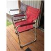Image 2 : RED & GREY FOLDING CHAIRS