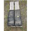 Image 1 : PAIR OF CAR RAMPS W/WOODEN BLOCKS