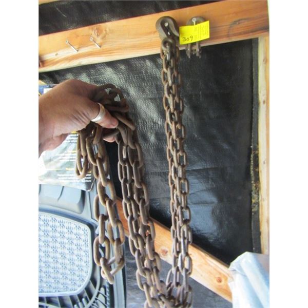 LENGTH OF CHAIN W/HOOKS