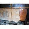 Image 1 : ASST. PLYWOOD, SLATWALL, ETC., 1-3/4", 2-4X8 3/8" PLUS ETC. PANELLING, ETC.