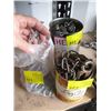 Image 1 : 2 TINS & BAG OF DOG CHAIN