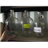 Image 1 : 3 GLASS JUGS & A CONTAINER W/COLLANDER, ETC.