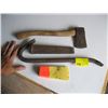 Image 1 : MISC. HATCHET, PRY BAR, WEDGES