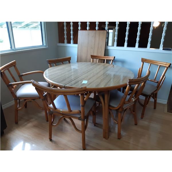 Rattan Table & Chairs Cat C