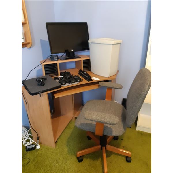 HP 22 p" Moniter Desk & More Cat C