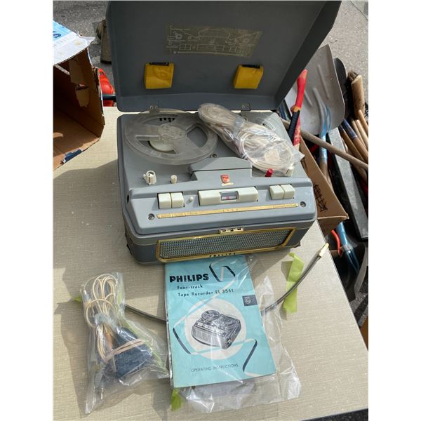 Philips four track tape recorder