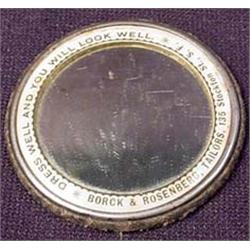 VINTAGE BORCK AND ROSENBERG TAILORS, SF, CA ADVERT